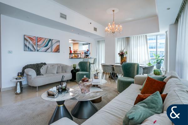 Spacious 3 Bed | Full Marina Views | Maids