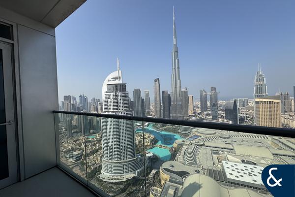 Full Burj View | High Floor | Vacant