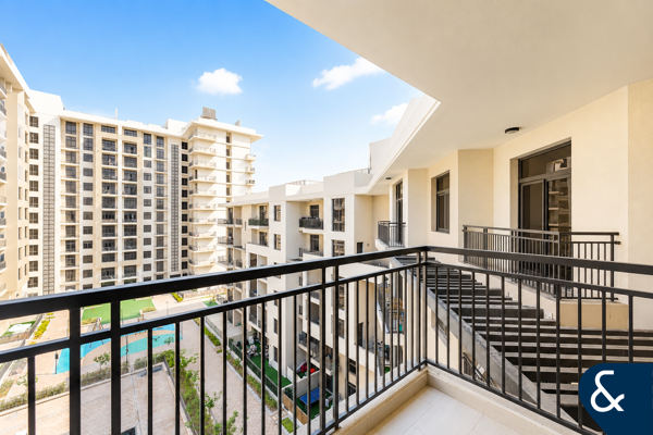 Well maintained | Pool views | Rented