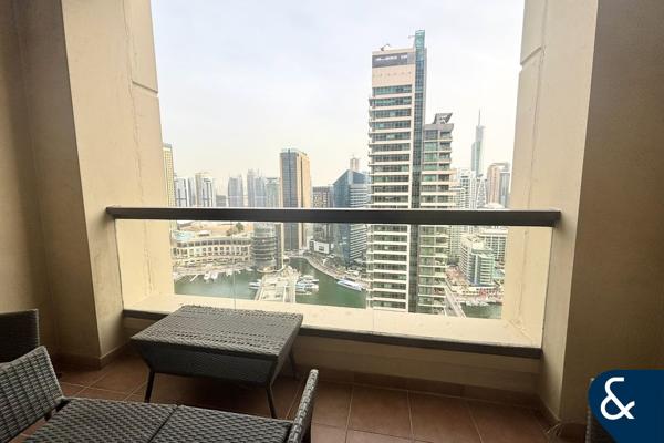 Furnished | High Floor | Full Marina View