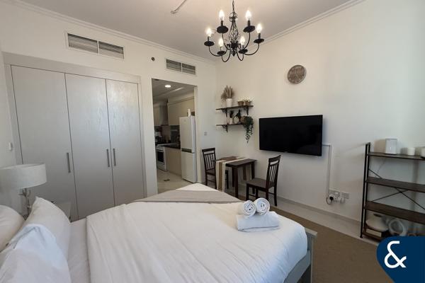 High Floor | Golf Views | Furnished | Balcony