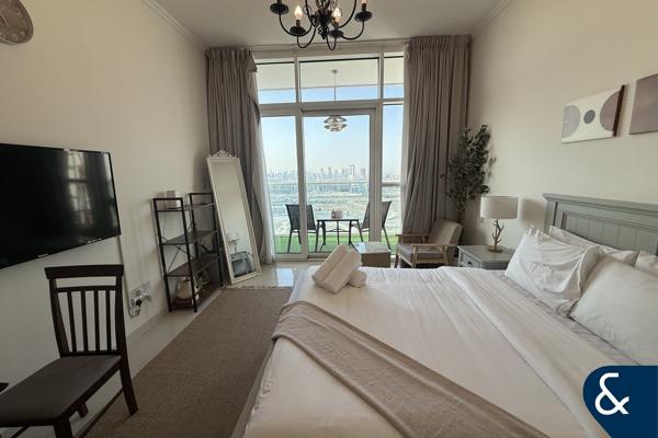High Floor | Golf Views | Furnished | Balcony