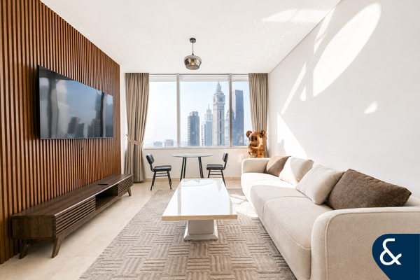 Furnished | Upgrade | High floor | Difc view