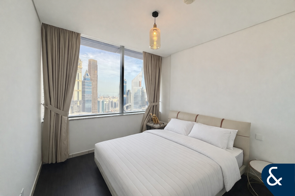 Furnished | Upgrade | High floor | Difc view