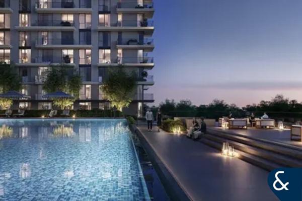 Pool facing | 2 bed | 1074 sqft | low floor