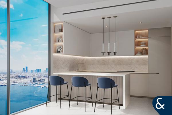 Burj Khalifa View | High Floor | Sea-Front