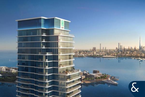 Burj Khalifa View | High Floor | Sea-Front