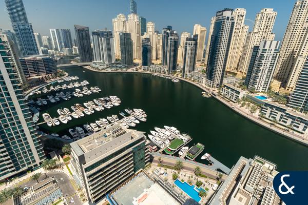 3 Bedroom + Study + Maids | Full Marina view