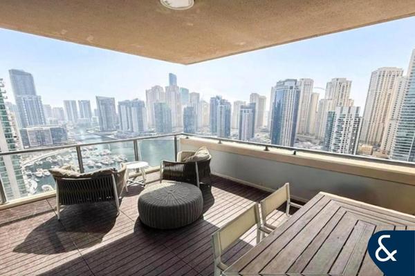 3 Bedroom + Study + Maids | Full Marina view