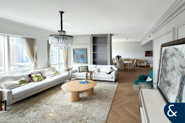 3 Bedroom + Study + Maids | Full Marina view