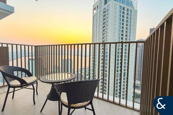 Furnished | Creek View | 1 Bed | High Floor