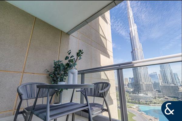 Furnished | Burj & Fountain Views | Available