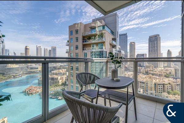 Furnished | Burj & Fountain Views | Available