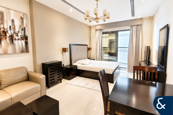 Burj Khalifa View | Luxury Furnished Studio