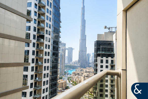 Burj Khalifa View | Luxury Furnished Studio