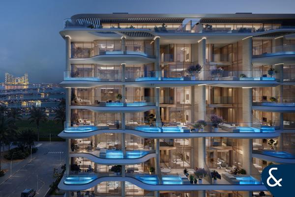 Full Sea & Burj Al Arab View l Luxury Living