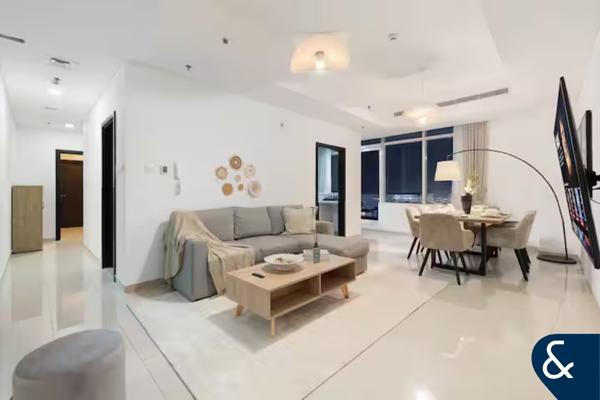 High Floor | Furnished | Sea view | Two Beds