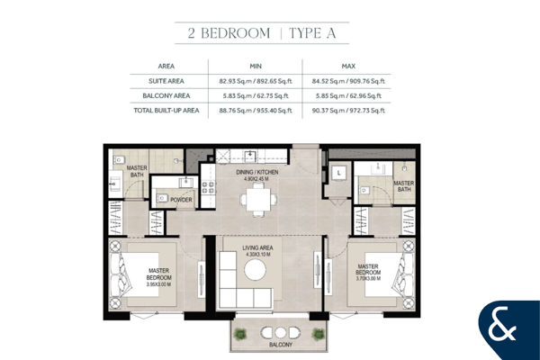 Butterfly layout |Full park view|Mid floor