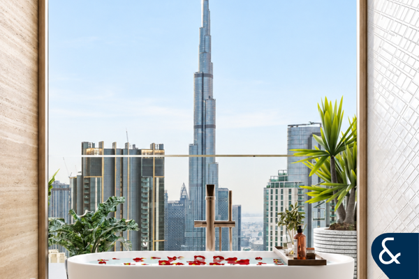 Burj Khalifa View | 2 Bed + Maid | Balconies