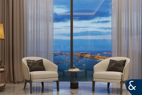 3 Bedroom | High Floor | Palm & Sea View